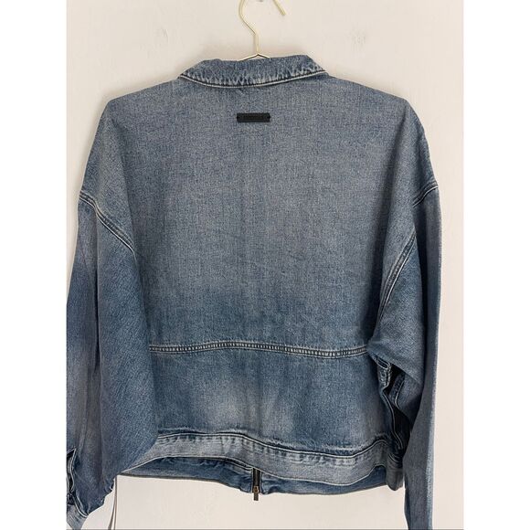 FEAR OF GOD Essentials Denim Jacket Size Large NWT - Picture 9 of 13